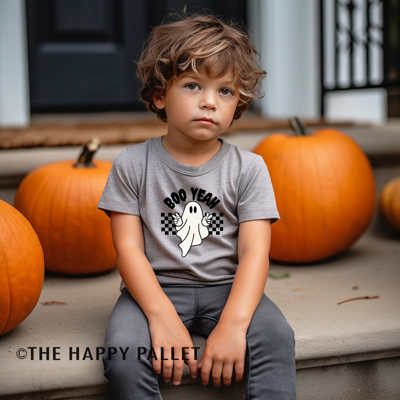 boo yeah youth halloween shirt