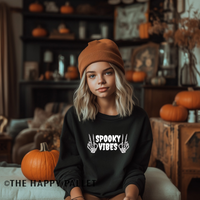 Spooky Vibes Halloween Youth Sweatshirt