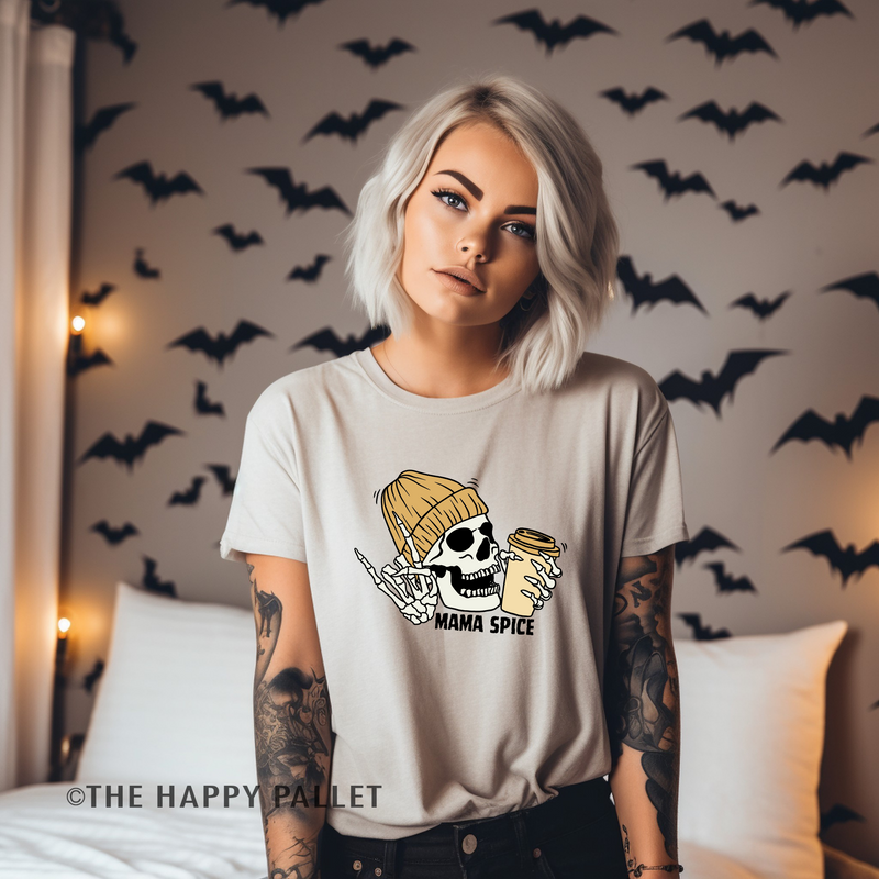Spiced Mama Fall Skull Shirt