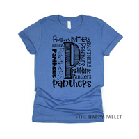 Word Art Adult Mascot Shirt