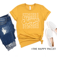 Retro Stacked Adult Mascot Shirt