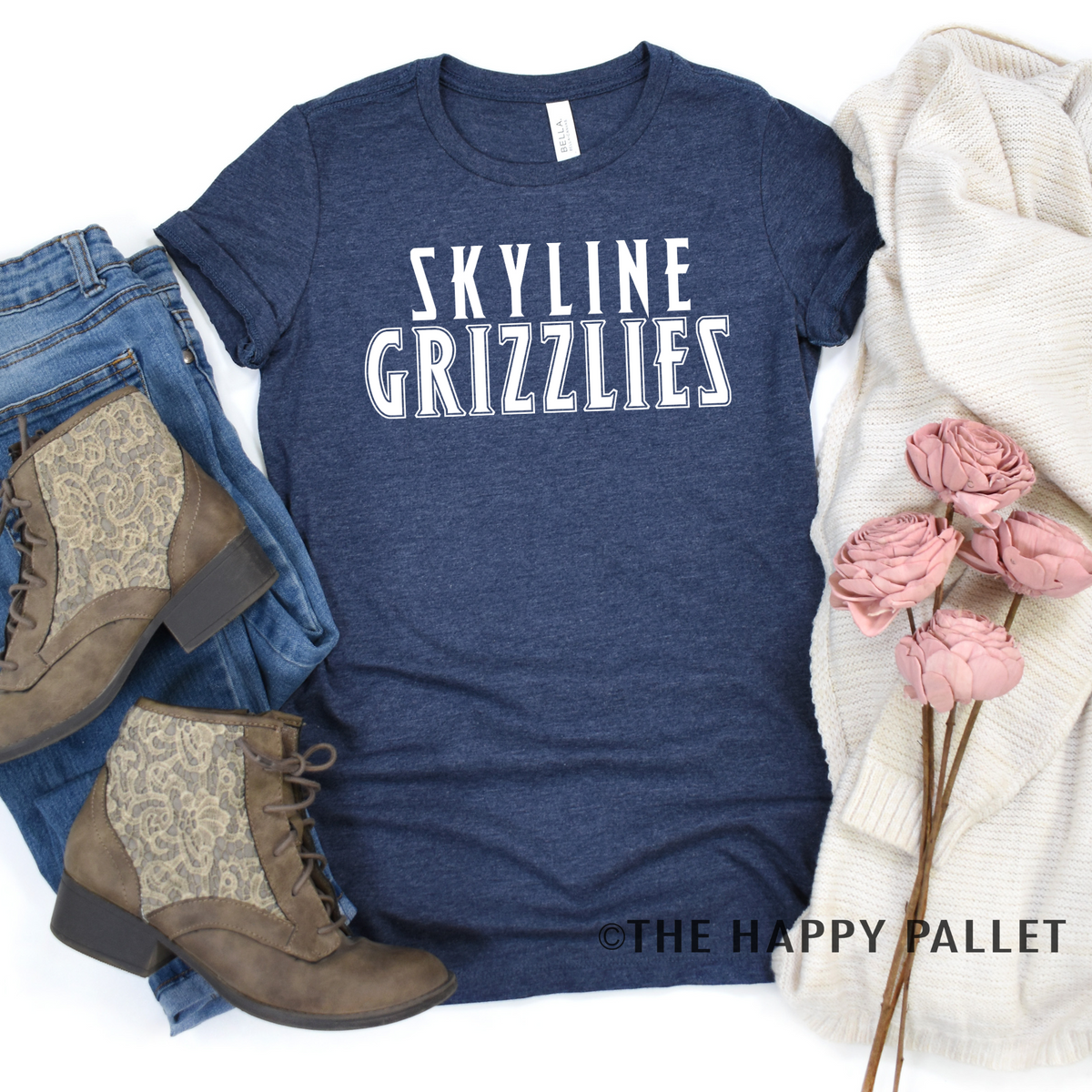 School Name and Mascot Adult Mascot Shirt