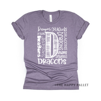 Word Art Adult Mascot Shirt