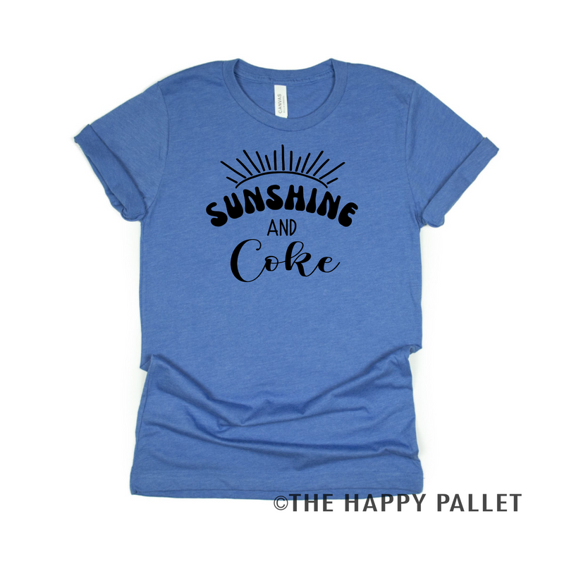 Sunshine and Coke Crew Neck Tshirt