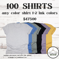 100 SHIRTS FOR $475