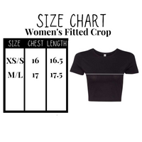 Among the Wildflowers Fitted Crop Top