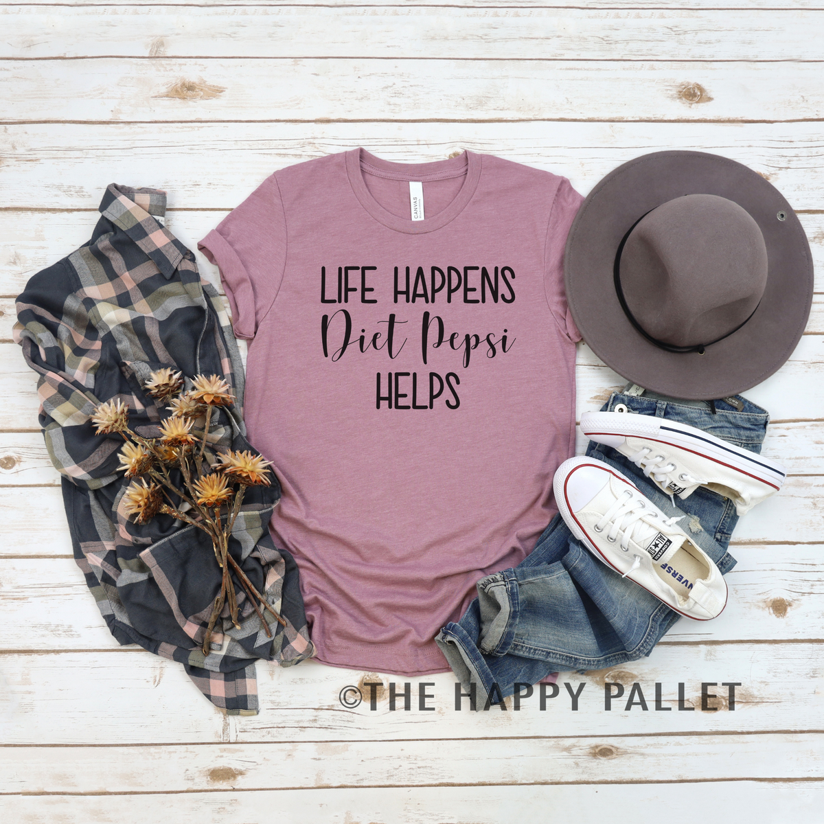 Life Happens Diet Pepsi Helps Shirt