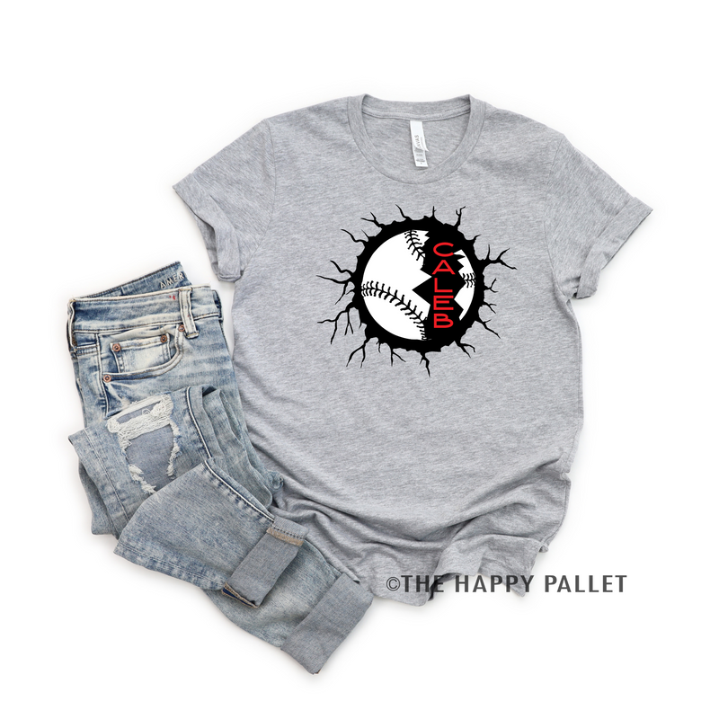 Personalized Baseball Tee, Baseball Shirt, Name Shirt, Baseball