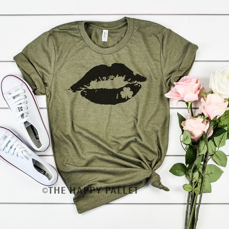 Clover Lips St Patricks Day Shirt