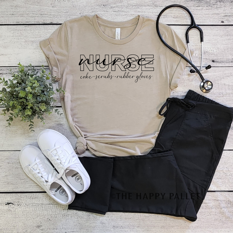 Coke Scrubs Rubber Gloves Shirt, Nurse shirt, Medical Shirt