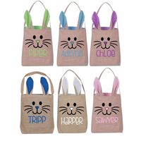 Burlap Easter Baskets