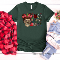 I'm So Freaking Merry Christmas Crew-Neck