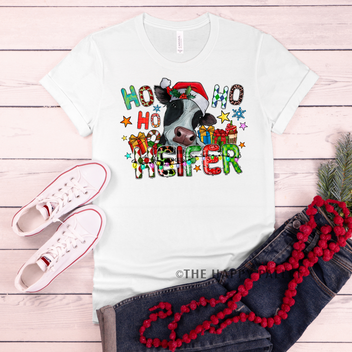Ho Ho Ho Heifer Christmas Shirt
