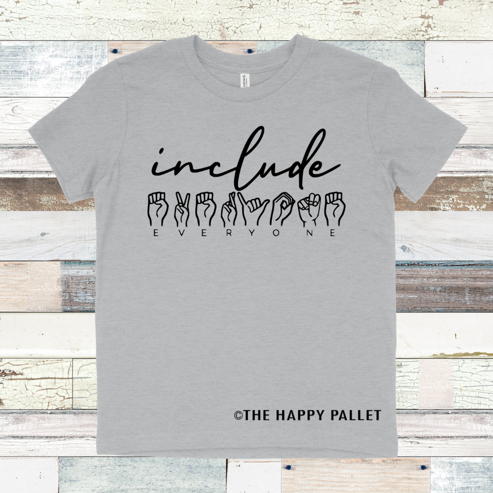 Include Everyone Sign language Shirt/Bodysuit