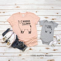 Mama Llama and Baby Llama Mama & Me Set