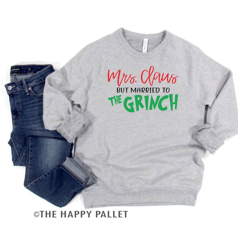 Mrs Claus Sweatshirt, Christmas Sweater, Holiday Sweater