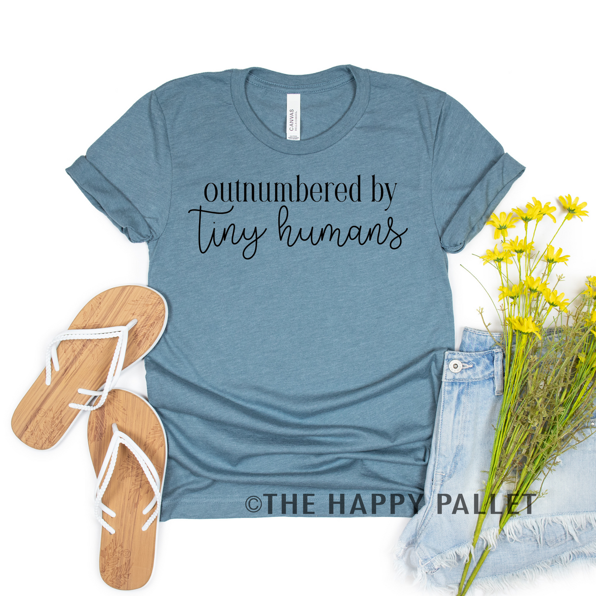 Outnumbered By Tiny Humans Shirt