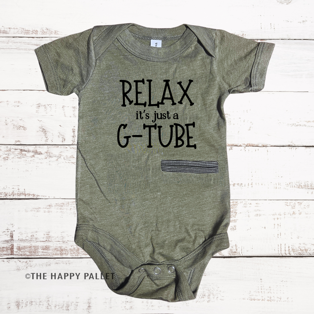 Relax It's Just A G-Tube Adaptive G-Tube Bodysuit