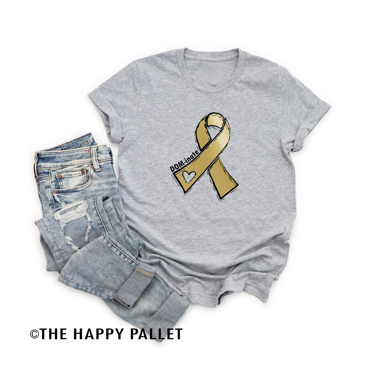 DOM-INATE RIBBON T-SHIRT