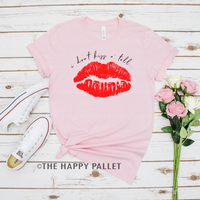 Don't Kiss and Tell Valentines Day Crew-Neck