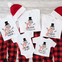 Most Likely To... Snowman Pajama Shirt