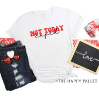 Not Today Cupid Valentines Day Crew-Neck