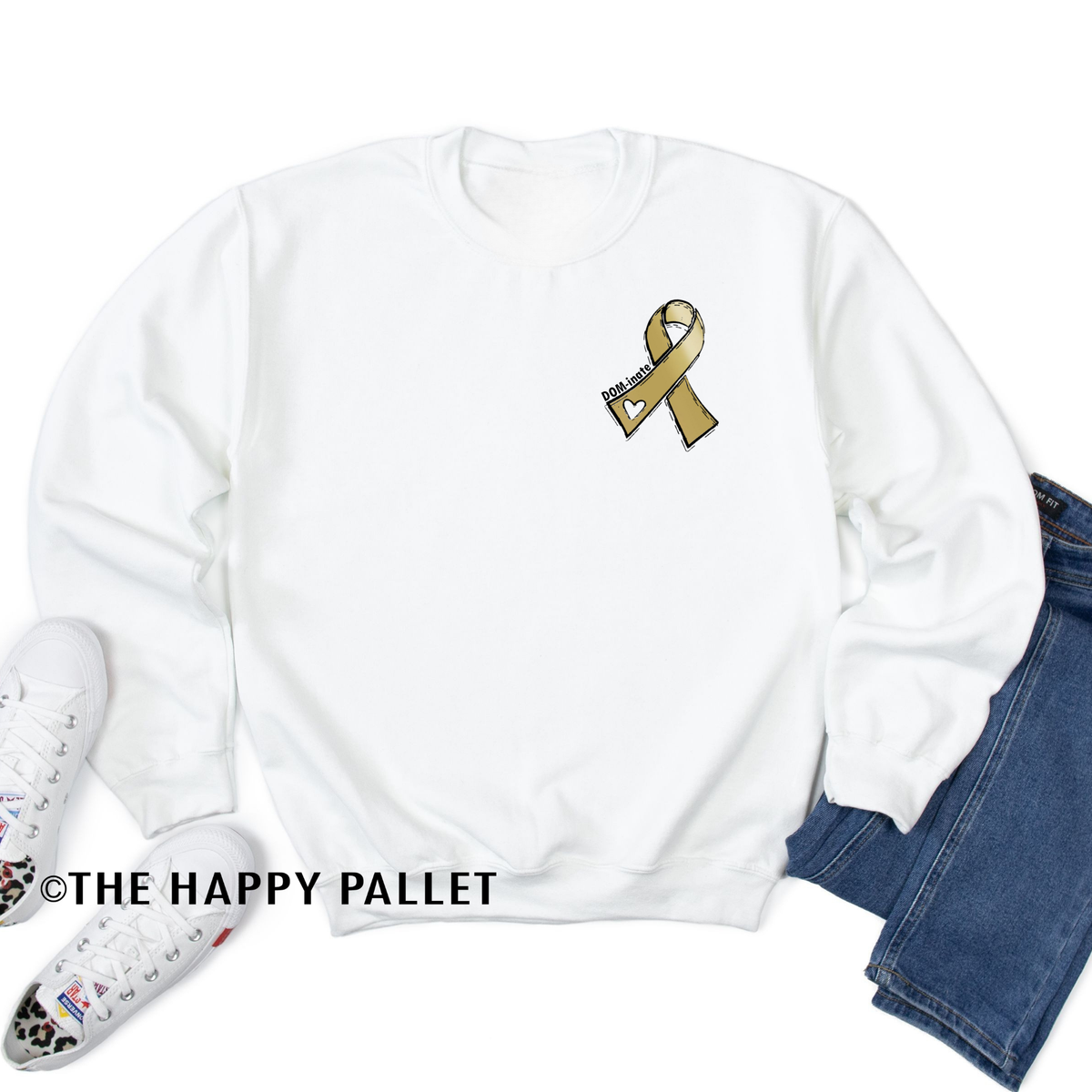 SMALL RIBBON SWEATSHIRT