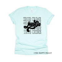 True Crime Junkie Retro Stacked