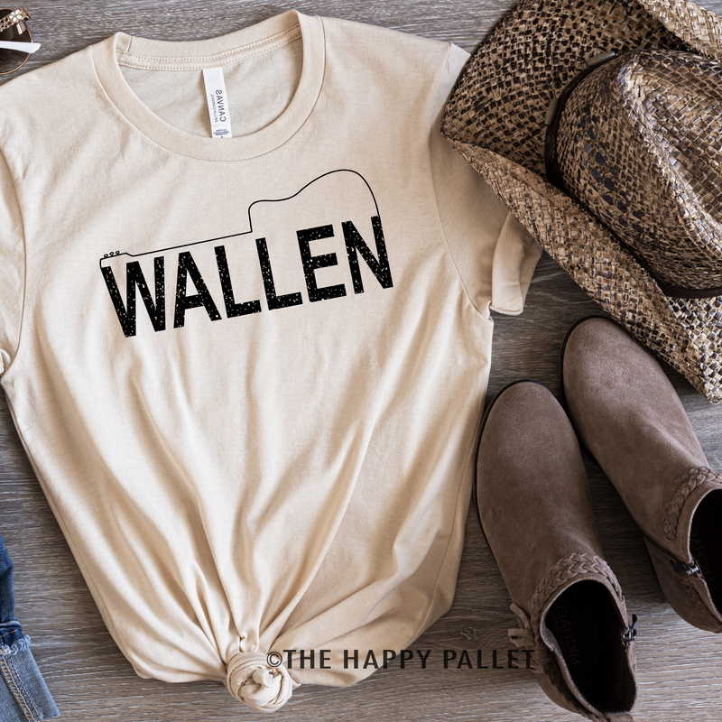 Morgan Wallen Crew Neck Guitar Shirt