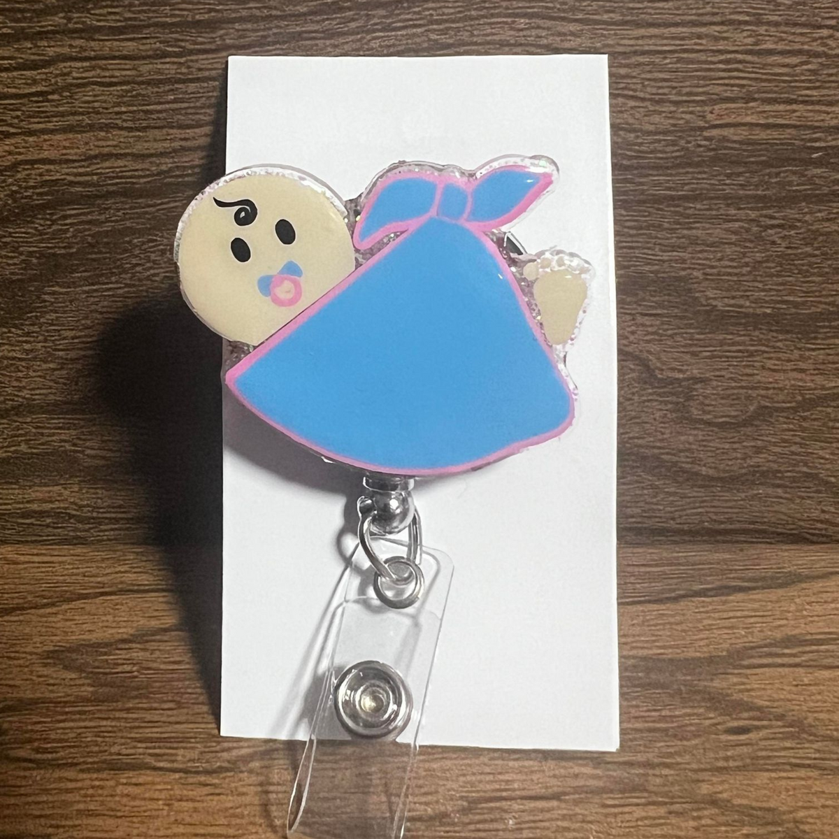 New Born Baby Retractable Badge Reel