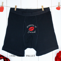 Naughty Valentines Day Gift, Naughty Boxers, Underwear