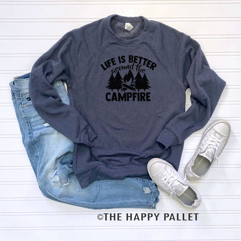 Around the Campfire Sweater, Camping Shirt, Mama Shirt