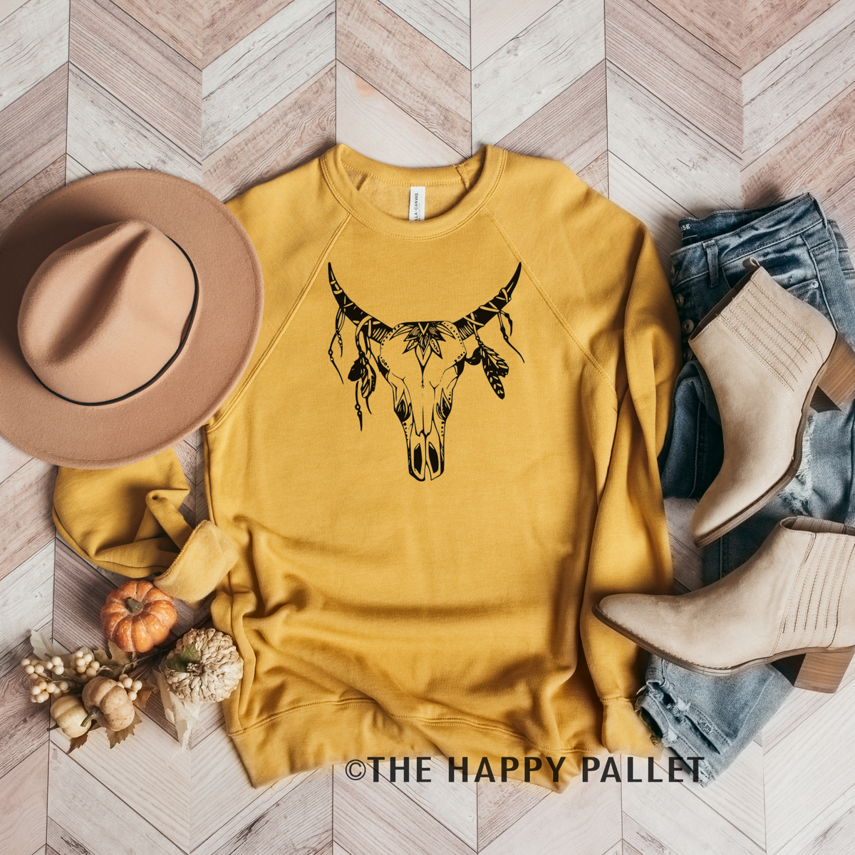 Bull Skull Sweatshirt