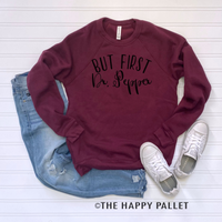 But First Dr Pepper Sweater, Mama shirt, soda shirt