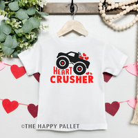 Heart Crusher Youth Valentines Day Shirt