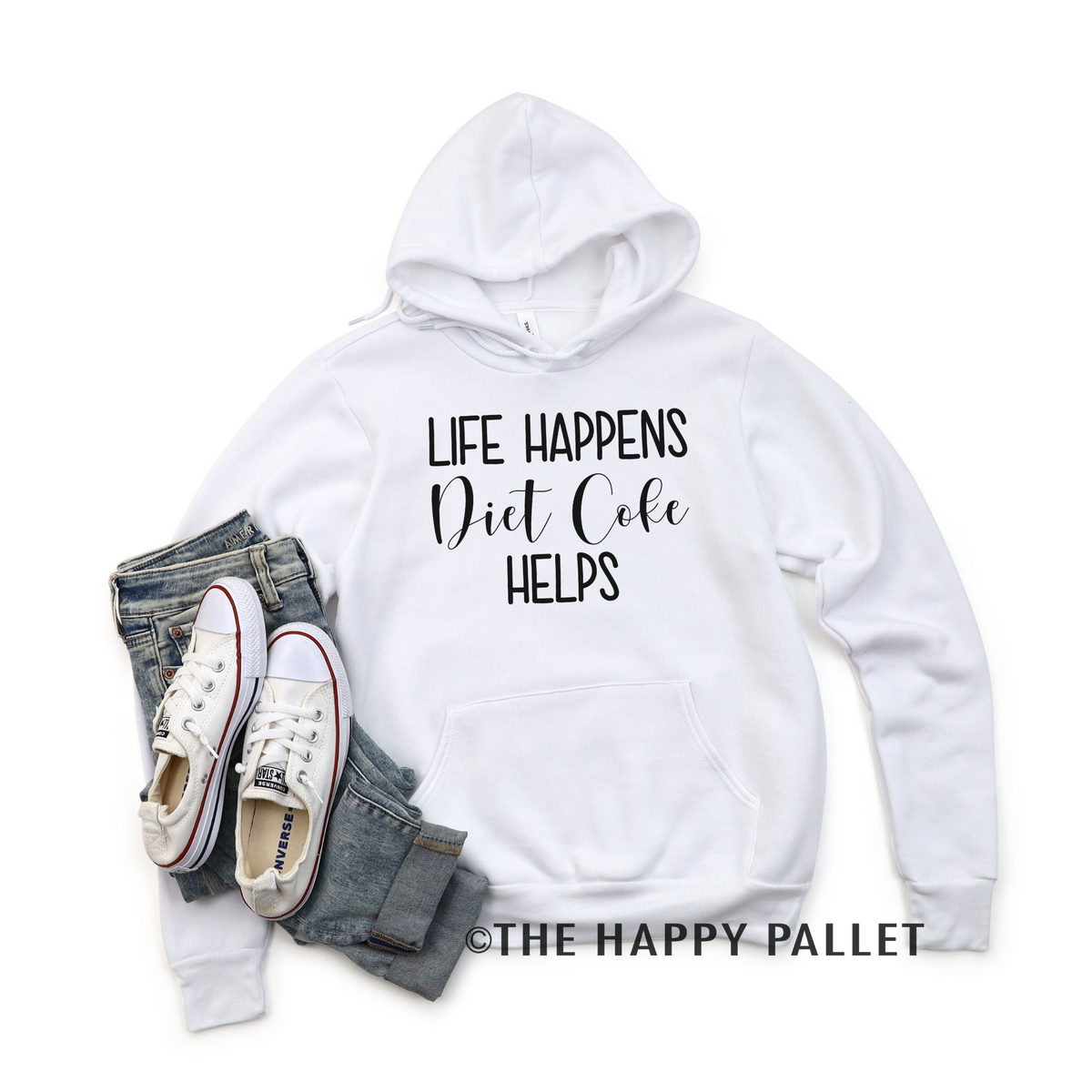 Life Happens Diet Coke Helps Hoodie, Diet Coke Shirt, Mom Shirt, Diet Coke Hoodie
