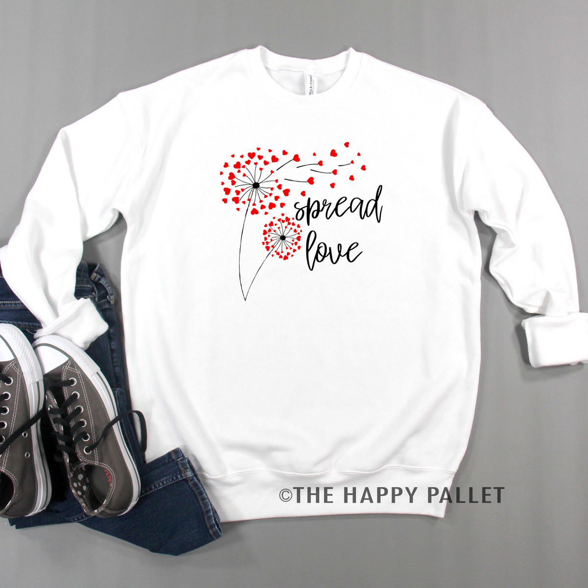 Spread Love Valentines Day Sweatshirt