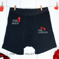 Naughty Valentines Day Gift, Naughty Boxers, Underwear