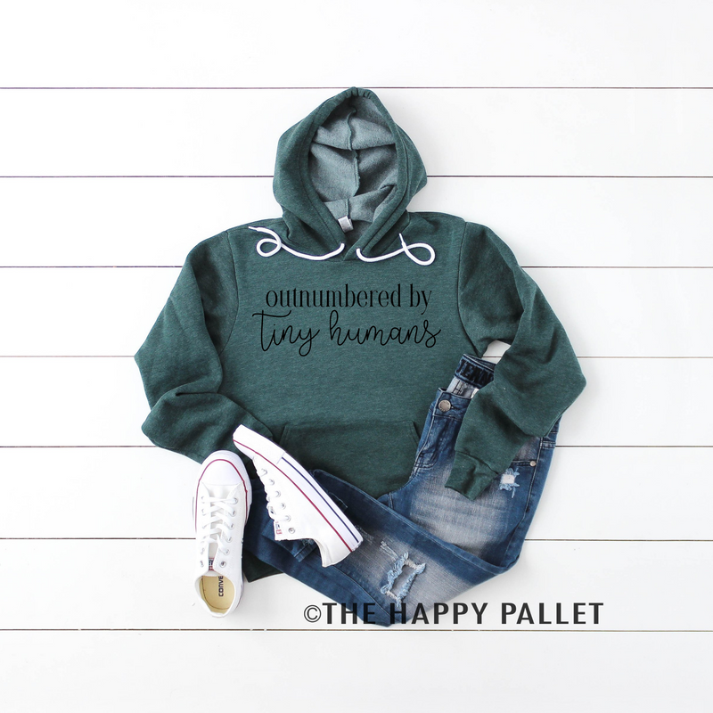 Outnumbered By Tiny Humans, Funny Mom Shirt, Lots of Kids Shirts, Tiny Humans