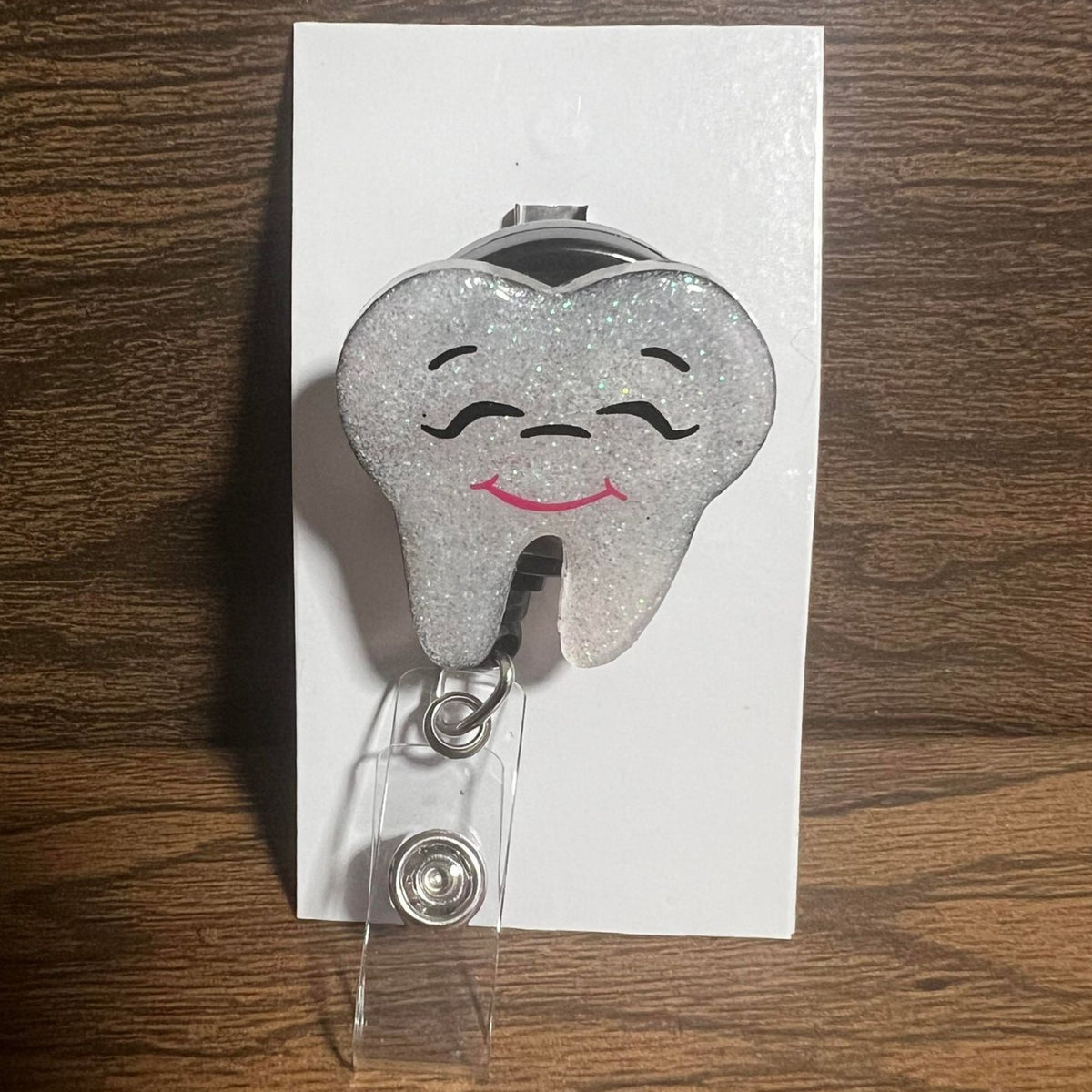 Tooth Retractable Badge Reel