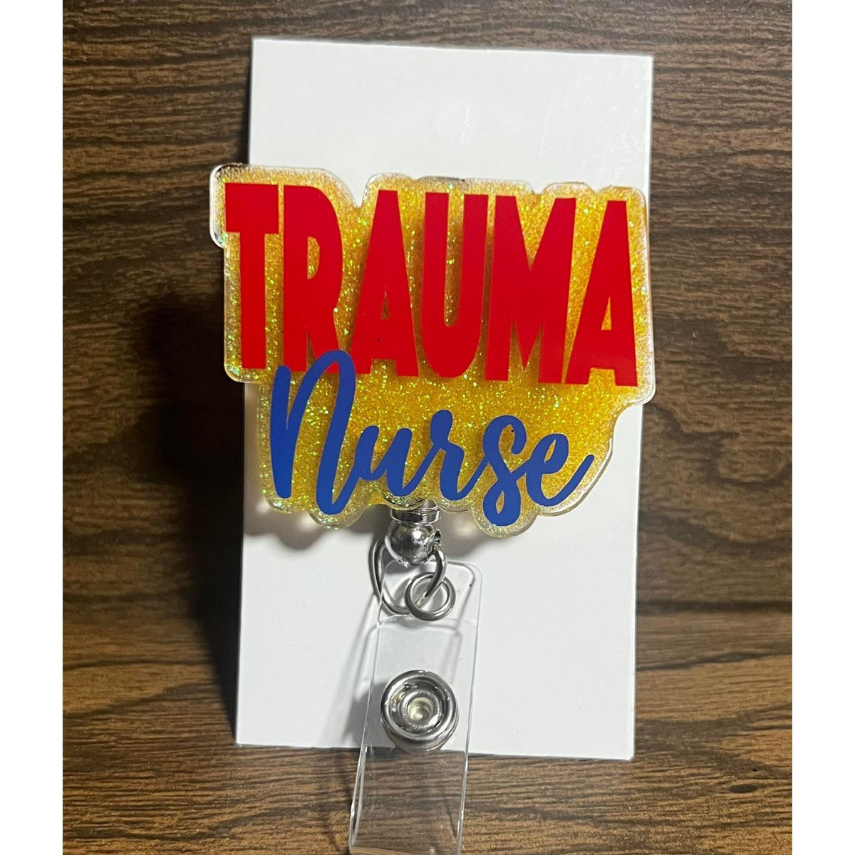 Trauma Nurse Retractable Badge Reel